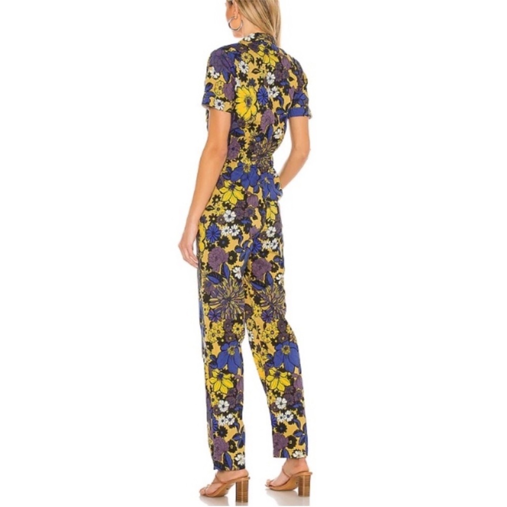MOTHER The Zippy Ankle Jumpsuit in Oopsie Daisy - Picture 3 of 11